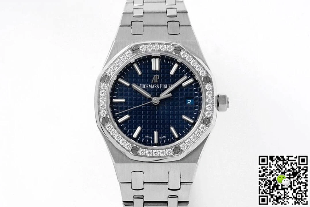 Audemars Piguet Royal Oak 77351ST.ZZ.1261ST.01 8F Factory 1:1 Best Edition Replica Watch Diamond-Set Bezel